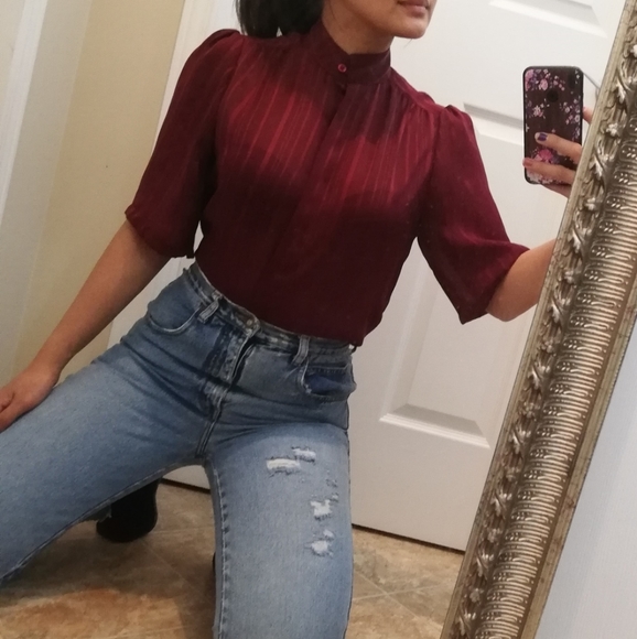 Vintage sheer top